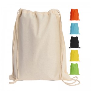 Economical Sport Cotton Drawstring Bag Cinch Packs