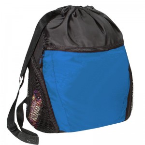 Large Capacity Drawstring Bag Multi-Pocket for Gym Sports & Workout Gear